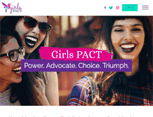 Tablet Screenshot of girlspact.org